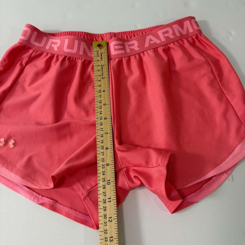 Under Armour Women's Play Up 3.0 Shorts in Pink Size S - Picture 7 of 9